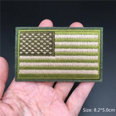 Badges militaires, patchs de vêtements, fer sur applications tactiques de l'armée, patchs de broderie pour vêtements, autocollants de sac à dos à rayures