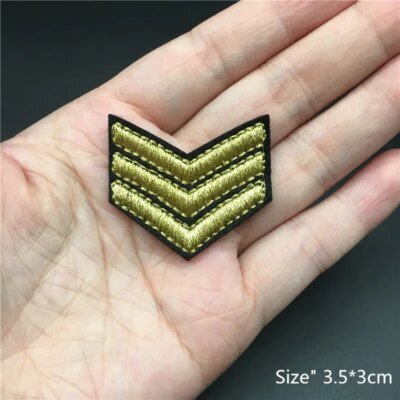 Badges militaires, patchs de vêtements, fer sur applications tactiques de l'armée, patchs de broderie pour vêtements, autocollants de sac à dos à rayures