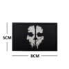 Écusson brodé de masque fantôme Call of Duty, insigne de moral gardien, autocollant de veste de sac à dos, patchs à crochet et boucle pour vêtements