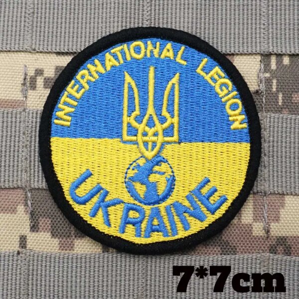 Patchs militaires brodés, insigne de sac à dos avec support à crochet pour vêtements