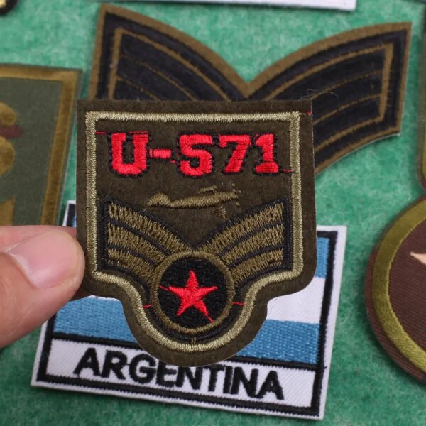 Patch de broderie militaire ukrainien, patchs thermoadhésifs pour vêtements, sensation de couture, badges pour épaulettes de t-shirts