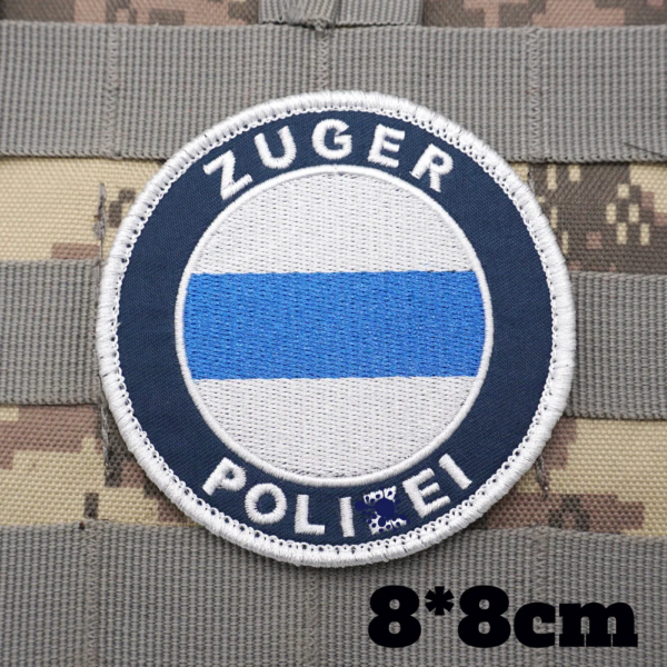 Patchs brodés tactiques militaires de Sniper suisse, Badge imprimé avec support à crochet pour vêtements – Image 5