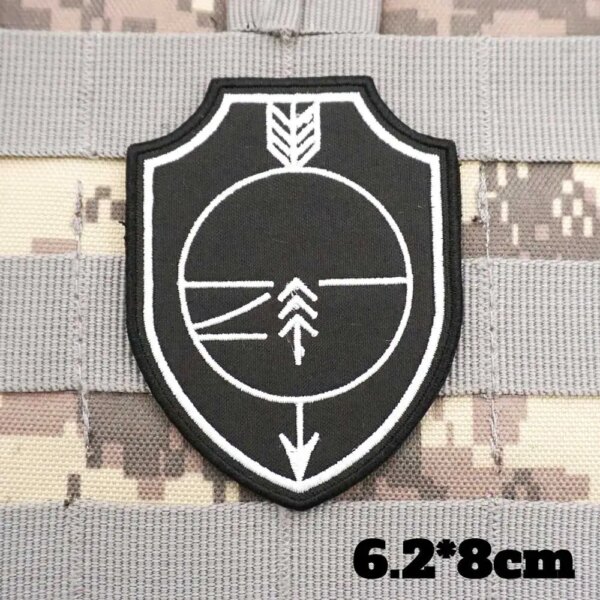 Patchs brodés tactiques militaires de Sniper suisse, Badge imprimé avec support à crochet pour vêtements – Image 4