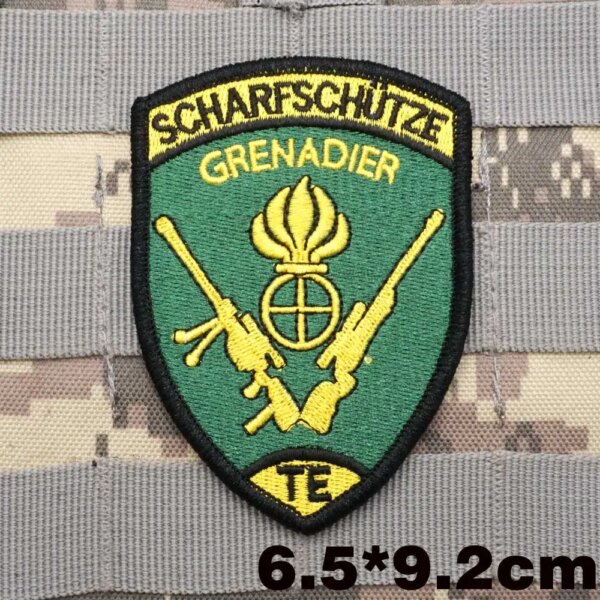 Patchs brodés tactiques militaires de Sniper suisse, Badge imprimé avec support à crochet pour vêtements – Image 3
