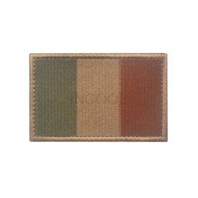 Patchs Brodés en PVC, Drapeaux Français, Emblème Militaire, Tête de Mort, Danemark ges en Caoutchouc