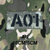 26422-40a433.jpg Patch de réflexion infrarouge personnalisé, découpe laser, IR IFF, badge d'appel radio, bandes nominatives, lettres noires, souvenir du moral, Airsoft militaire