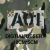 26469-0ded34.jpg Patch de réflexion infrarouge personnalisé, découpe laser, IR IFF, badge d'appel radio, bandes nominatives, lettres noires, souvenir du moral, Airsoft militaire