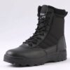 Bottes militaires tactiques en maille respirante pour homme