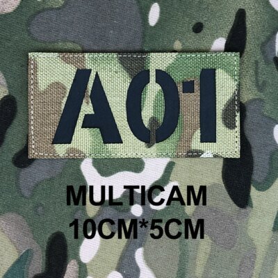 Patch de réflexion infrarouge personnalisé, découpe laser, IR IFF, badge d'appel radio, bandes nominatives, lettres noires, souvenir du moral, Airsoft militaire