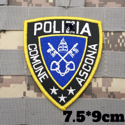 Patchs brodés tactiques militaires de Sniper suisse, Badge imprimé avec support à crochet pour vêtements