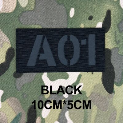 Patch de réflexion infrarouge personnalisé, découpe laser, IR IFF, badge d'appel radio, bandes nominatives, lettres noires, souvenir du moral, Airsoft militaire