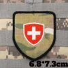 Patchs brodés tactiques militaires de Sniper suisse, Badge imprimé avec support à crochet pour vêtements