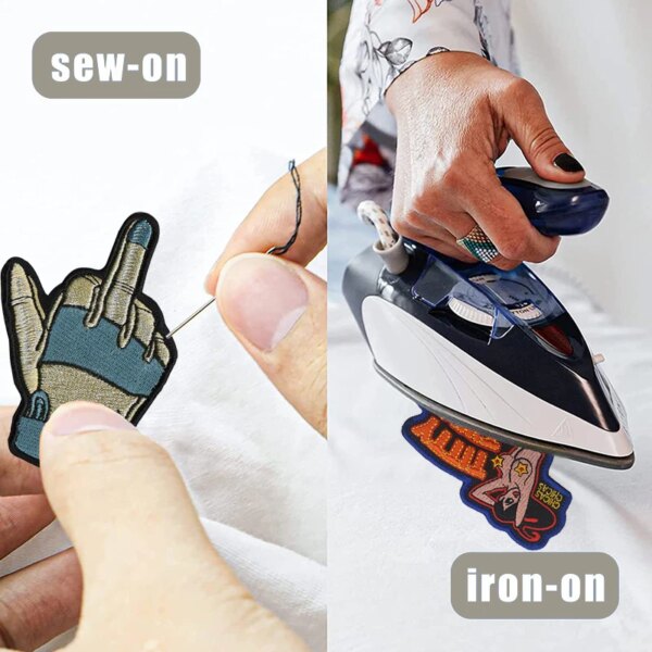 Patchs d'extérieur brodés pour vêtements, fer sur mitiBulk, vente en gros, pack de créateurs, veste, poker, femme, DulLetter, coudre, 10 pièces