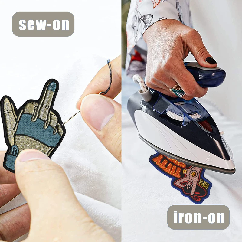 Patchs d'extĂ©rieur brodĂ©s pour vĂȘtements, fer sur mitiBulk, vente en gros, pack de crĂ©ateurs, veste, poker, femme, DulLetter, coudre, 10 piĂšces â Image 4