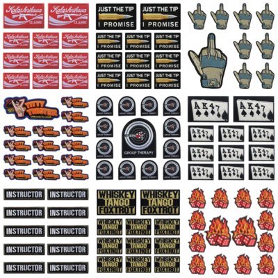 Patchs d'extérieur brodés pour vêtements, fer sur mitiBulk, vente en gros, pack de créateurs, veste, poker, femme, DulLetter, coudre, 10 pièces