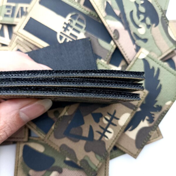 Écusson DulDanemark ge pour vêtements militaires, États-Unis, Espagne, Corée, France, Royaume-Uni, Chili, Russie Feel, Infrared Casting – Image 6
