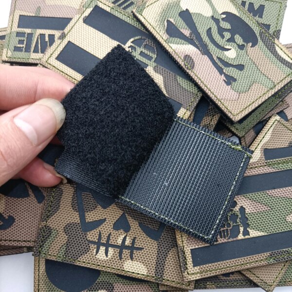 Écusson DulDanemark ge pour vêtements militaires, États-Unis, Espagne, Corée, France, Royaume-Uni, Chili, Russie Feel, Infrared Casting – Image 5