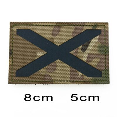 Écusson DulDanemark ge pour vêtements militaires, États-Unis, Espagne, Corée, France, Royaume-Uni, Chili, Russie Feel, Infrared Casting