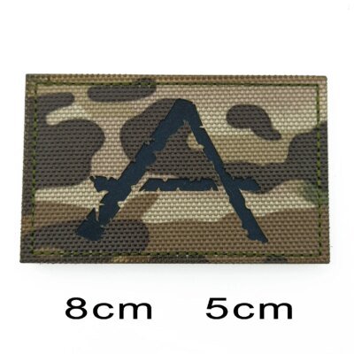 Écusson DulDanemark ge pour vêtements militaires, États-Unis, Espagne, Corée, France, Royaume-Uni, Chili, Russie Feel, Infrared Casting