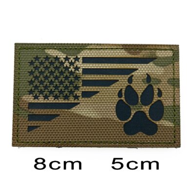 Écusson DulDanemark ge pour vêtements militaires, États-Unis, Espagne, Corée, France, Royaume-Uni, Chili, Russie Feel, Infrared Casting