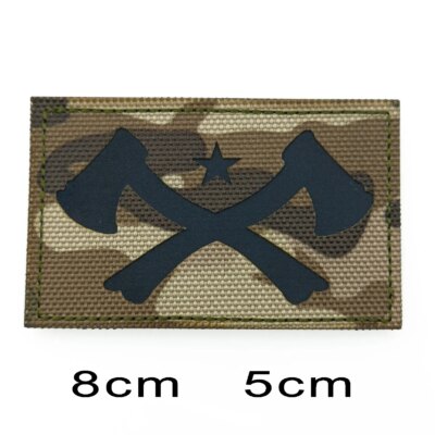 Écusson DulDanemark ge pour vêtements militaires, États-Unis, Espagne, Corée, France, Royaume-Uni, Chili, Russie Feel, Infrared Casting