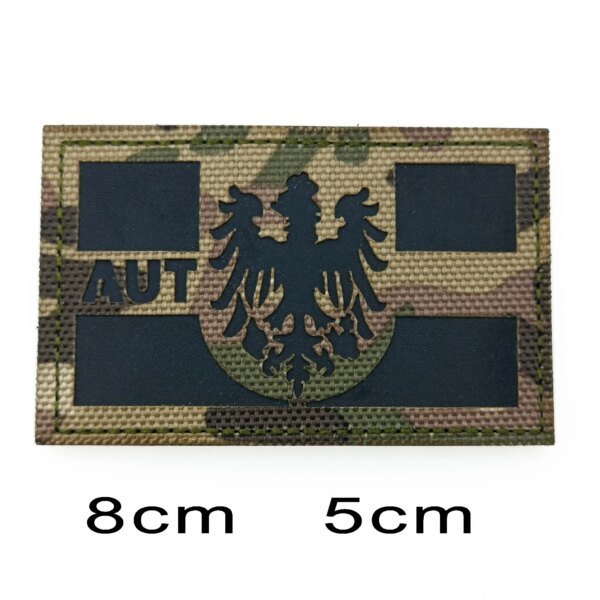 Écusson DulDanemark ge pour vêtements militaires, États-Unis, Espagne, Corée, France, Royaume-Uni, Chili, Russie Feel, Infrared Casting