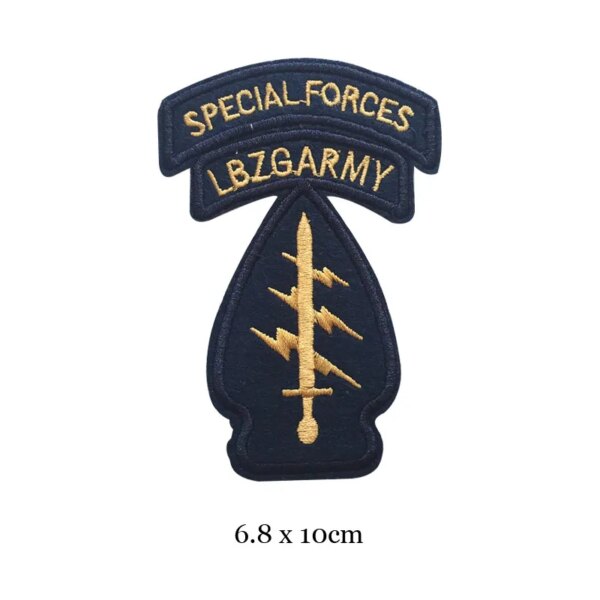 Patchs brodés militaires pour vêtements, fer sur les vêtements, motif de l'armée U S, applique aéroportée de grade, brassards d'insigne de rayure, bricolage – Image 6