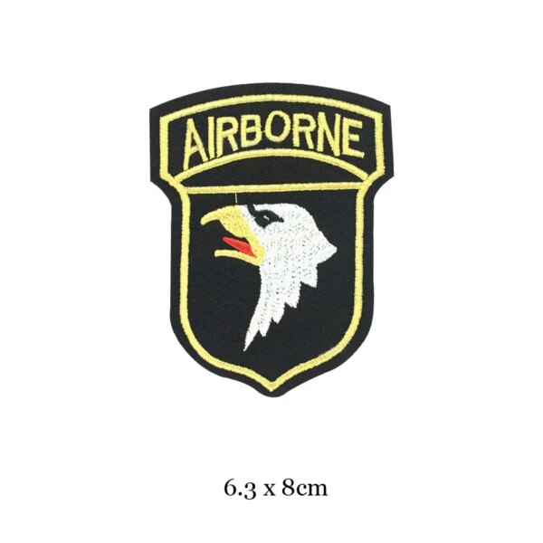 Patchs brodés militaires pour vêtements, fer sur les vêtements, motif de l'armée U S, applique aéroportée de grade, brassards d'insigne de rayure, bricolage – Image 5