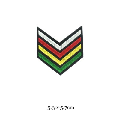 Patchs brodés militaires pour vêtements, fer sur les vêtements, motif de l'armée U S, applique aéroportée de grade, brassards d'insigne de rayure, bricolage