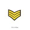 Patchs brodés militaires pour vêtements, fer sur les vêtements, motif de l'armée U S, applique aéroportée de grade, brassards d'insigne de rayure, bricolage