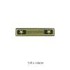 Patchs brodés militaires pour vêtements, fer sur les vêtements, motif de l'armée U S, applique aéroportée de grade, brassards d'insigne de rayure, bricolage