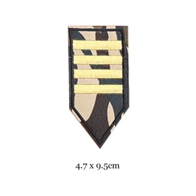 Patchs brodés militaires pour vêtements, fer sur les vêtements, motif de l'armée U S, applique aéroportée de grade, brassards d'insigne de rayure, bricolage