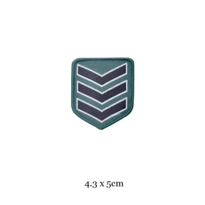 Patchs brodés militaires pour vêtements, fer sur les vêtements, motif de l'armée U S, applique aéroportée de grade, brassards d'insigne de rayure, bricolage
