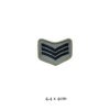 Patchs brodés militaires pour vêtements, fer sur les vêtements, motif de l'armée U S, applique aéroportée de grade, brassards d'insigne de rayure, bricolage