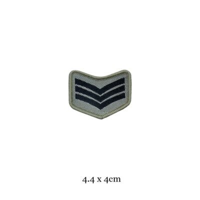 Patchs brodés militaires pour vêtements, fer sur les vêtements, motif de l'armée U S, applique aéroportée de grade, brassards d'insigne de rayure, bricolage