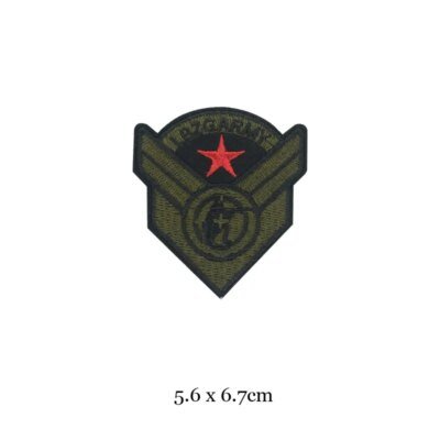 27114-d6e90e.jpg Patchs brodĂ©s militaires pour vĂȘtements, fer sur les vĂȘtements, motif de l'armĂ©e U S, applique aĂ©roportĂ©e de grade, brassards d'insigne de rayure, bricolage