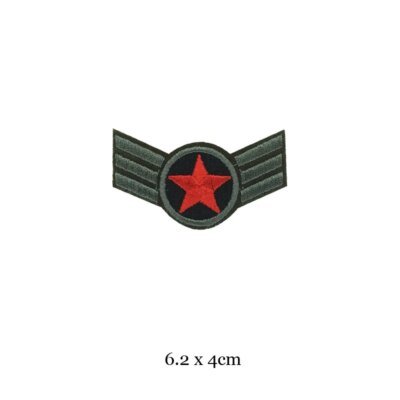 Patchs brodés militaires pour vêtements, fer sur les vêtements, motif de l'armée U S, applique aéroportée de grade, brassards d'insigne de rayure, bricolage