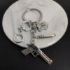 27224-31eada.jpg Menottes de Pistolet avec Pendentif à la Mode, Police, Service Militaire, Passionné, Document en Argent, Clé de Voiture, Bijoux, Accessoires