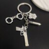 27224-9f28cb.jpg Menottes de Pistolet avec Pendentif à la Mode, Police, Service Militaire, Passionné, Document en Argent, Clé de Voiture, Bijoux, Accessoires