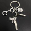 27224-a4d4c3.jpg Menottes de Pistolet avec Pendentif à la Mode, Police, Service Militaire, Passionné, Document en Argent, Clé de Voiture, Bijoux, Accessoires