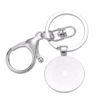 Porte-clés avec Cabochon en verre à motif artistique, porte-clés militaire, armée soviétique, troupes de la fédération de russie