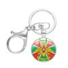 27368-9dfacd.jpg Porte-clés avec Cabochon en verre à motif artistique, porte-clés militaire, armée soviétique, troupes de la fédération de russie