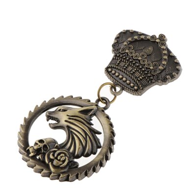 Broche insigne en tissu rayé pour hommes, couronne, étoile, médaille, uniforme Milirtay, corsage, chemise trempée, col, pompon, revers, broche
