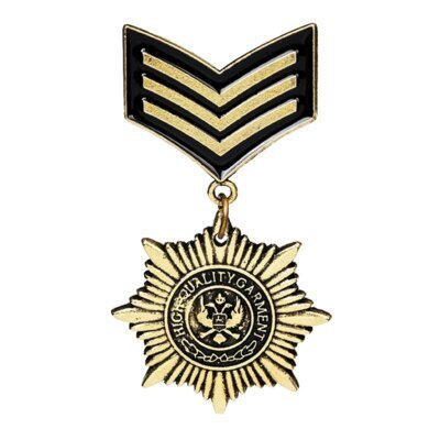 27591-b39968.jpg Broche de Badge pour hommes, uniforme militaire Punk, broches gothiques