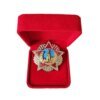 Grande médaille d'honneur de la victoire soviétique de la seconde guerre mondiale, Bagde russe de la seconde guerre mondiale, commande de récompense CCCP, incrustation de diamants en émail, cadeaux