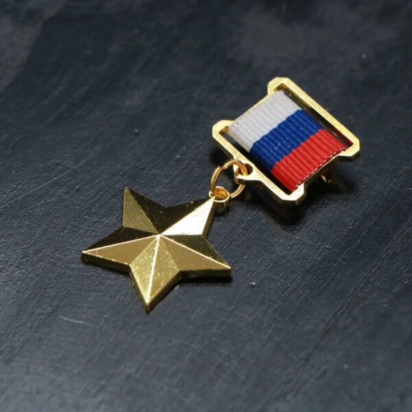 CCCP-Médaille d'or du travail socialiste soviétique russe, étoile – Image 3