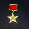 CCCP-Médaille d'or du travail socialiste soviétique russe, étoile