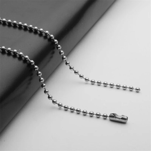 Pendentif pour homme, plaque signalétique, Style militaire, chaîne en acier inoxydable – Image 4