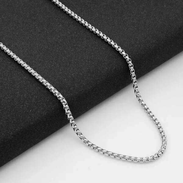 Pendentif pour homme, plaque signalétique, Style militaire, chaîne en acier inoxydable – Image 3