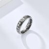 Modyle – bague Vintage en acier inoxydable 316L pour hommes, Double lettre Rune, mots Odin, amulette Viking, rétro, bijoux
